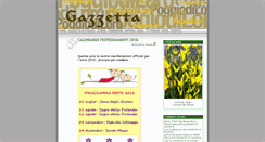 Desktop Screenshot of gazzetta.poggiodiloro.it